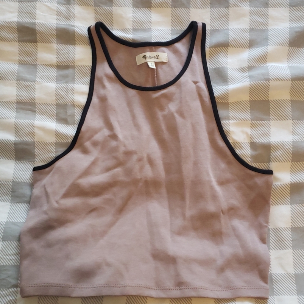 Purple crop top